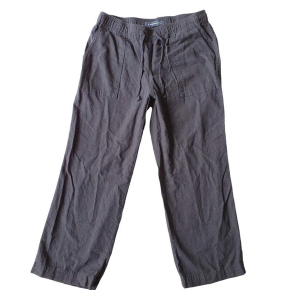 Denver Hayes Linen Blended Blue Pants Size 6